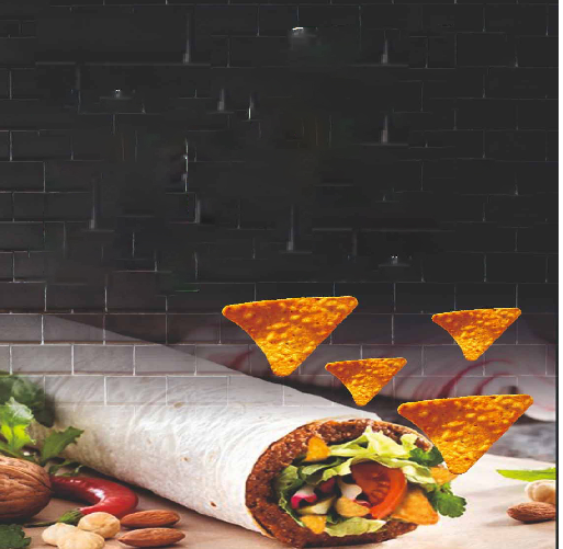 Doritoslu Mega Çiğköfte Dürüm & Ayran (290 ml.)