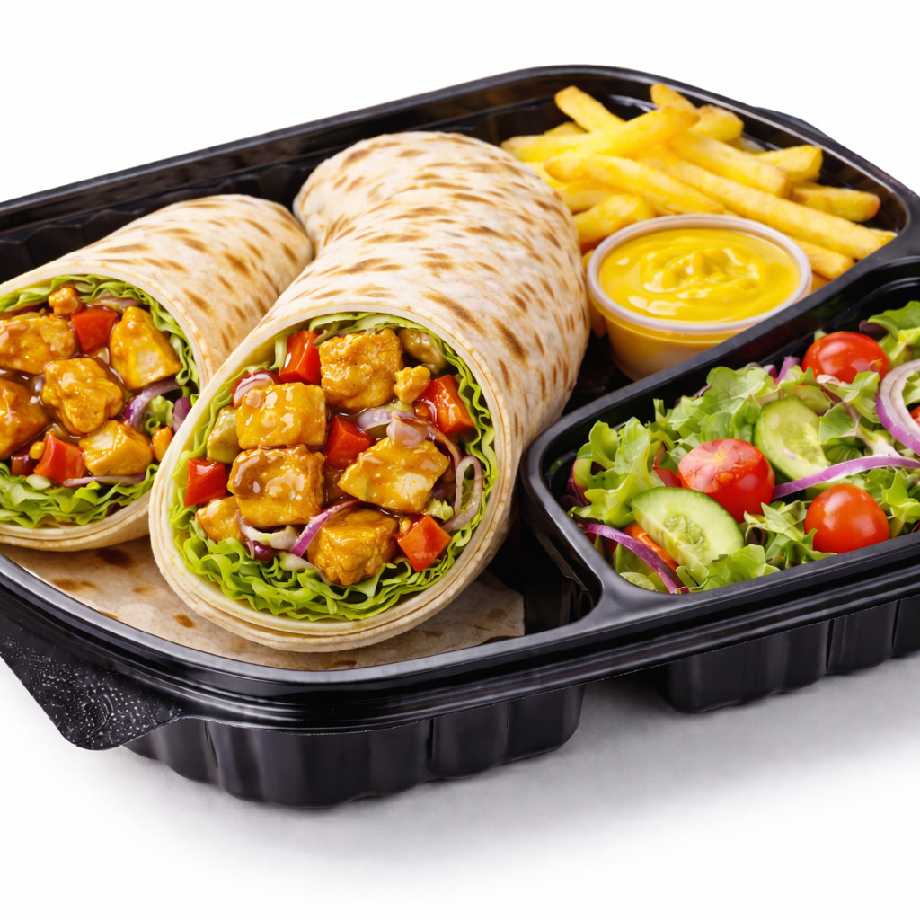 Ballı Hardallı Tavuklu Soteli Wrap
