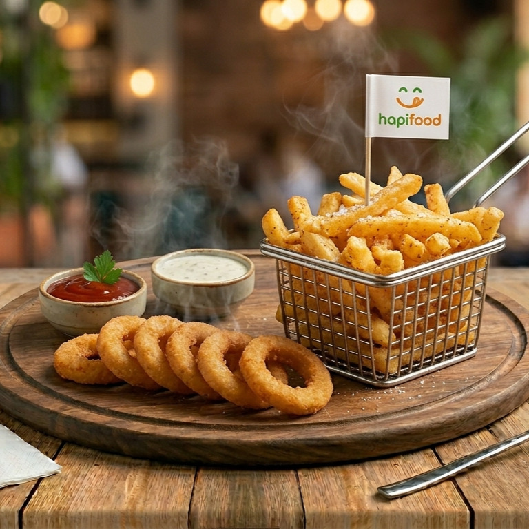 Parmak Patates & Soğan Halkası (6 Adet)