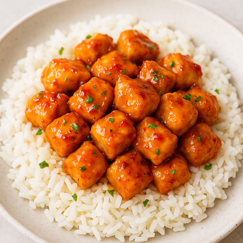 Sweet Chili Soslu pilav