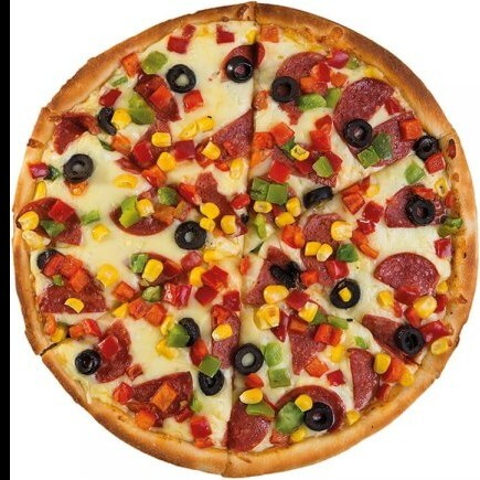 2 Orta Karışık Pizza+2 Ayran
