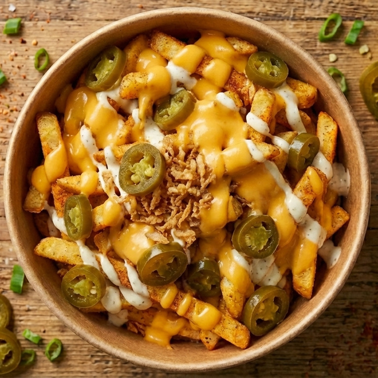 Cips Tabağı - Çedar ve Ranch Soslu