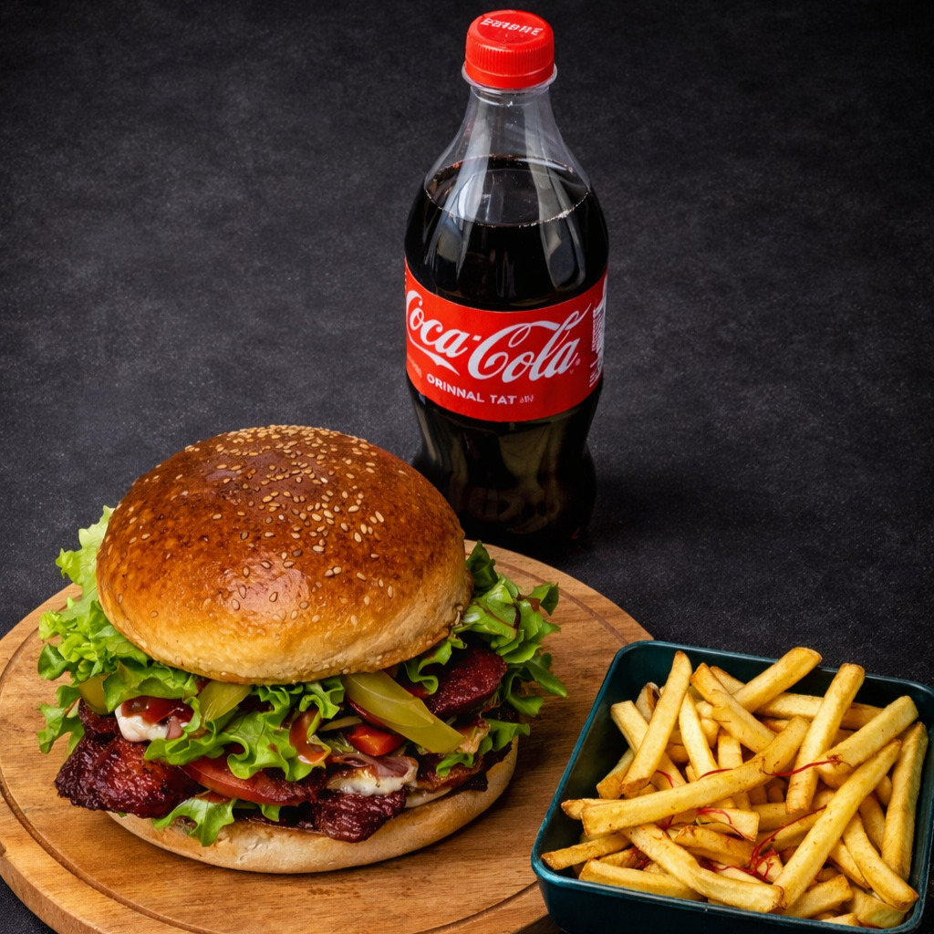 Izgara Sucuk Burger Menü