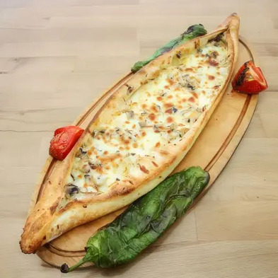 Mantarlı Kaşarlı Pide (Açık)