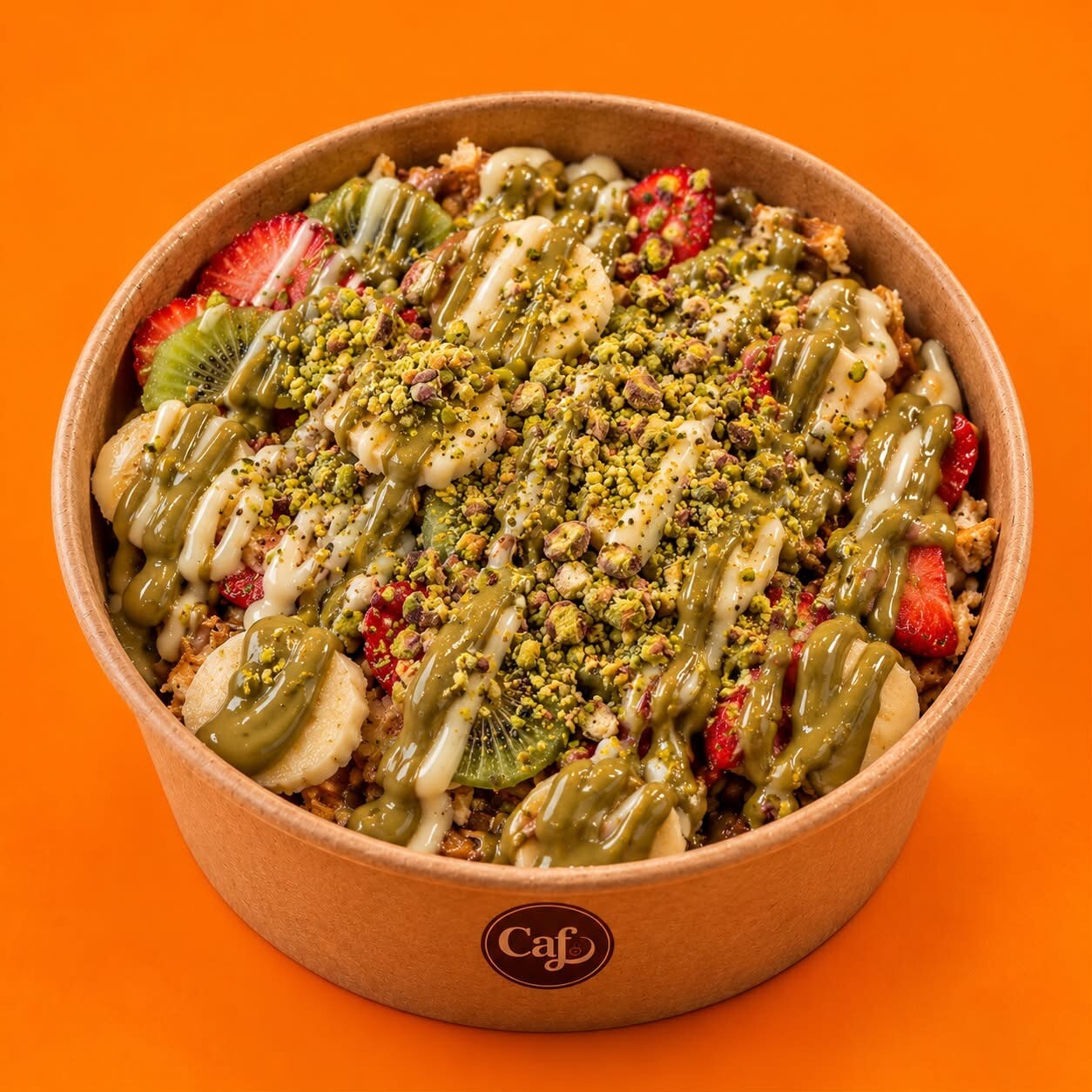 Antep Fıstıklı Kova Waffle