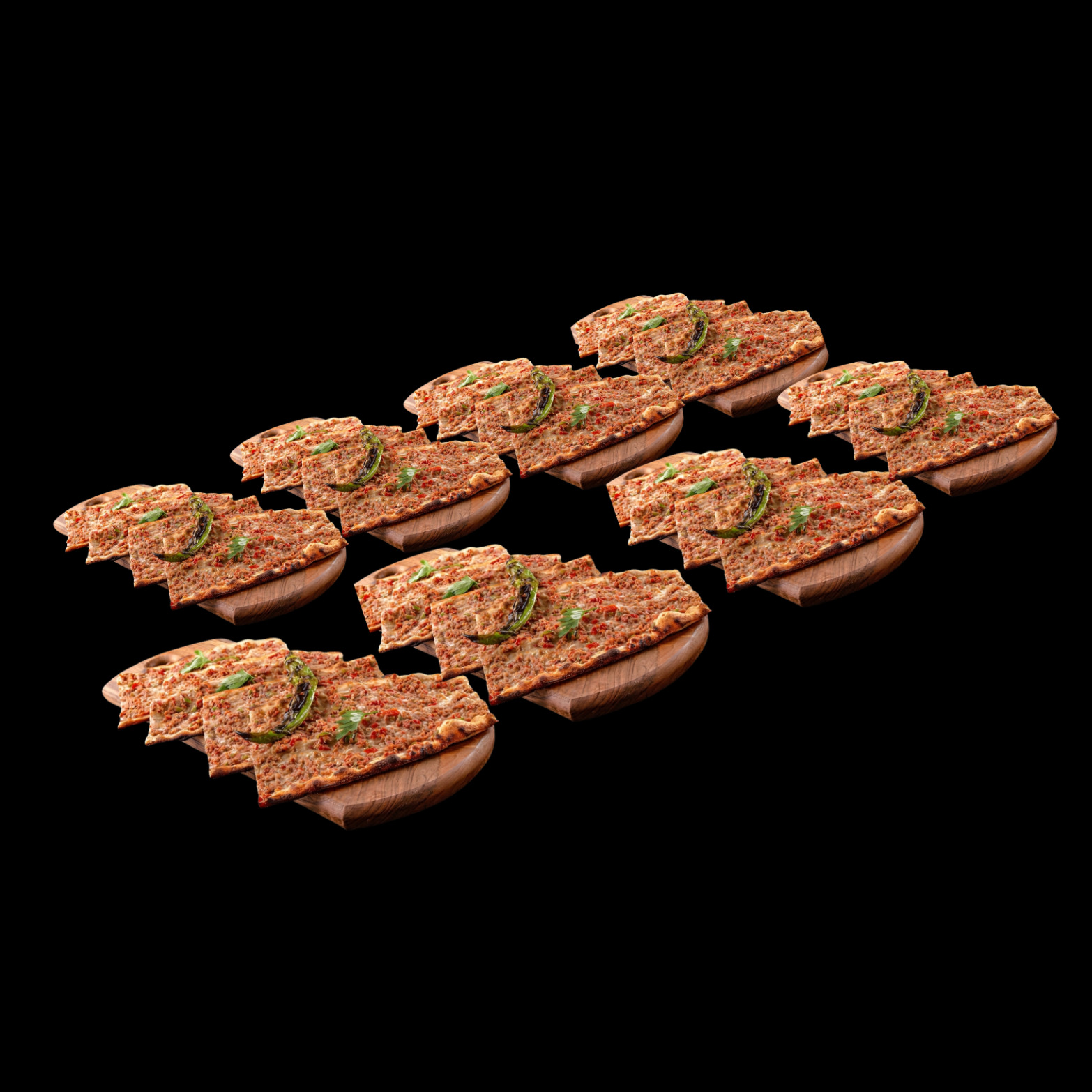 Etli Ekmek (Kıymalı Pide) (6 adet )