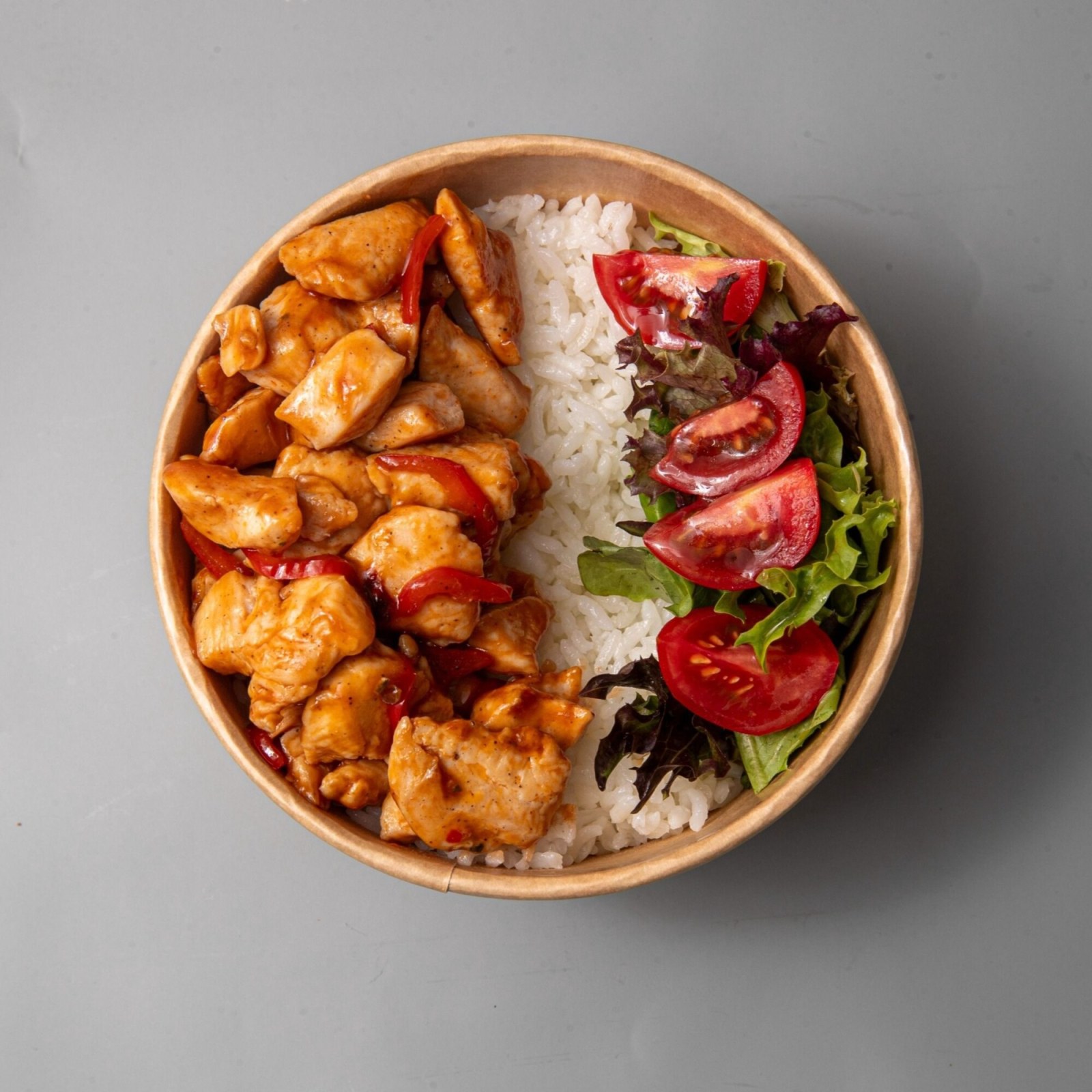Barbekü Soslu Tavuklu Pilav Bowl
