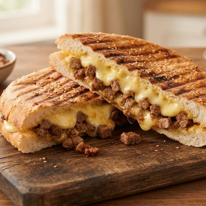 Kavurmalı Kaşarlı Tost (Tostlab Beef)