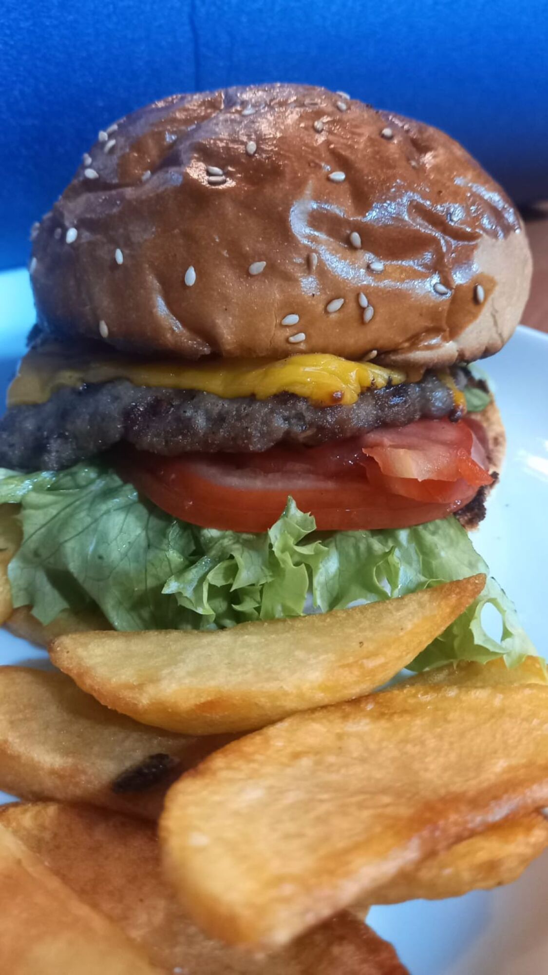 Love Alarm Fire Burger&Patates kızartmsı