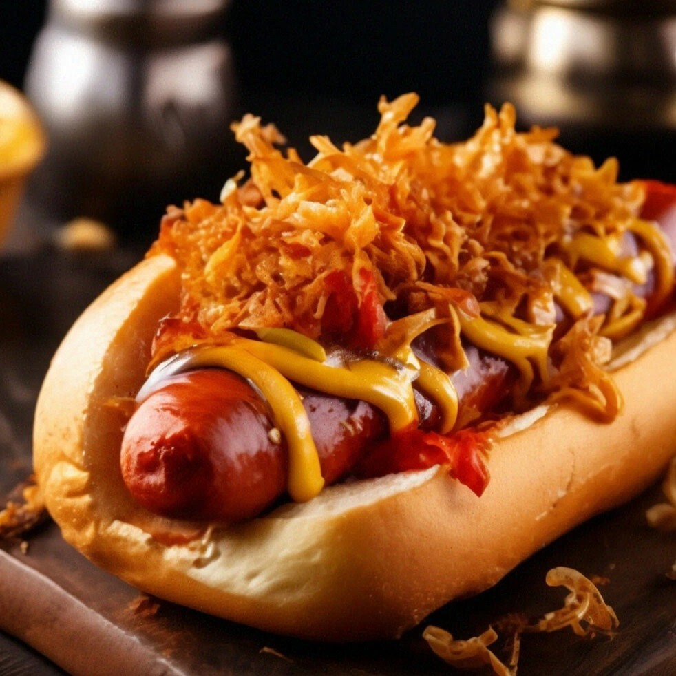 Cheddarlı American Hot Dog
