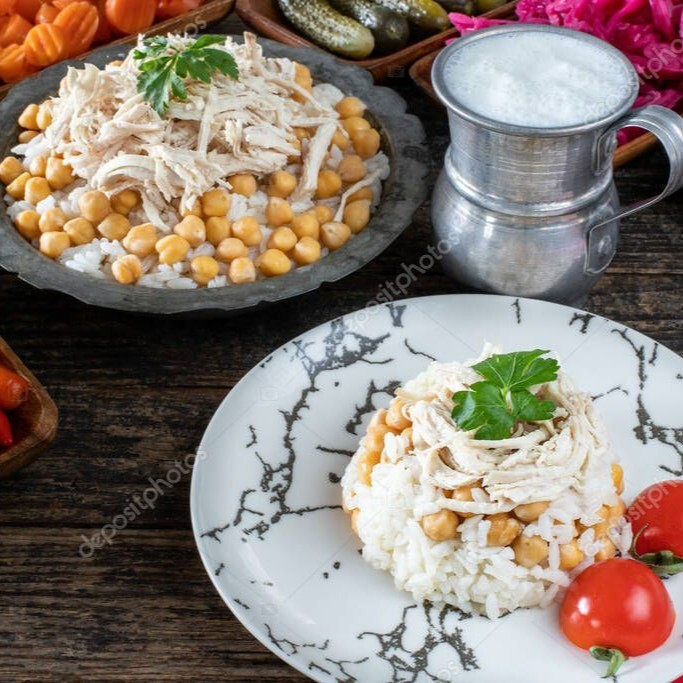 Tavuklu Nohutlu Pilav (Büyük)