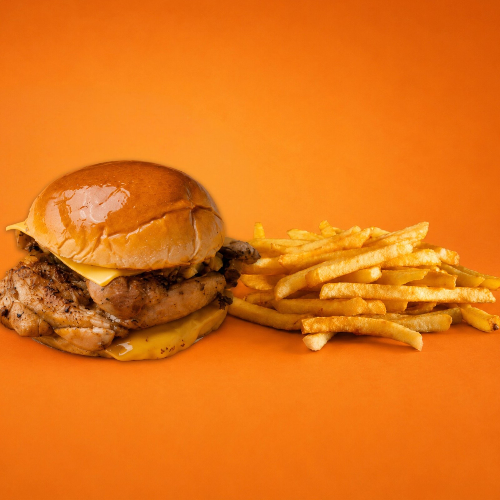 Tavuk Pirzola Cheeseburger