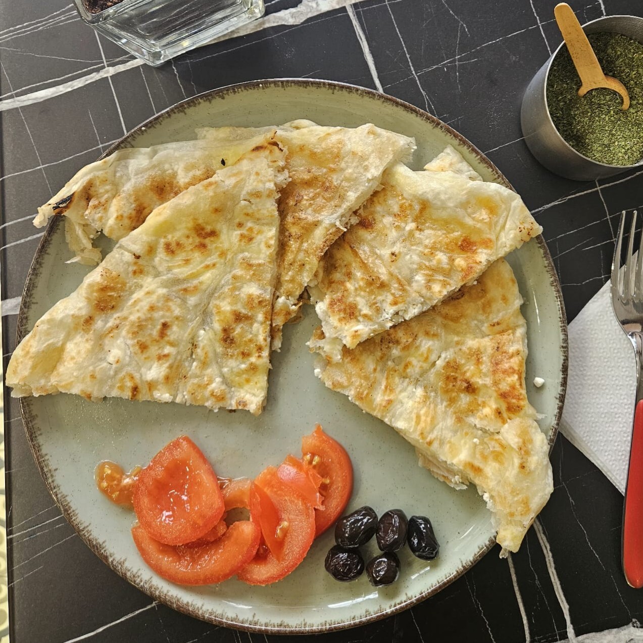 Patates ve Kaşar Peynirli Gözleme