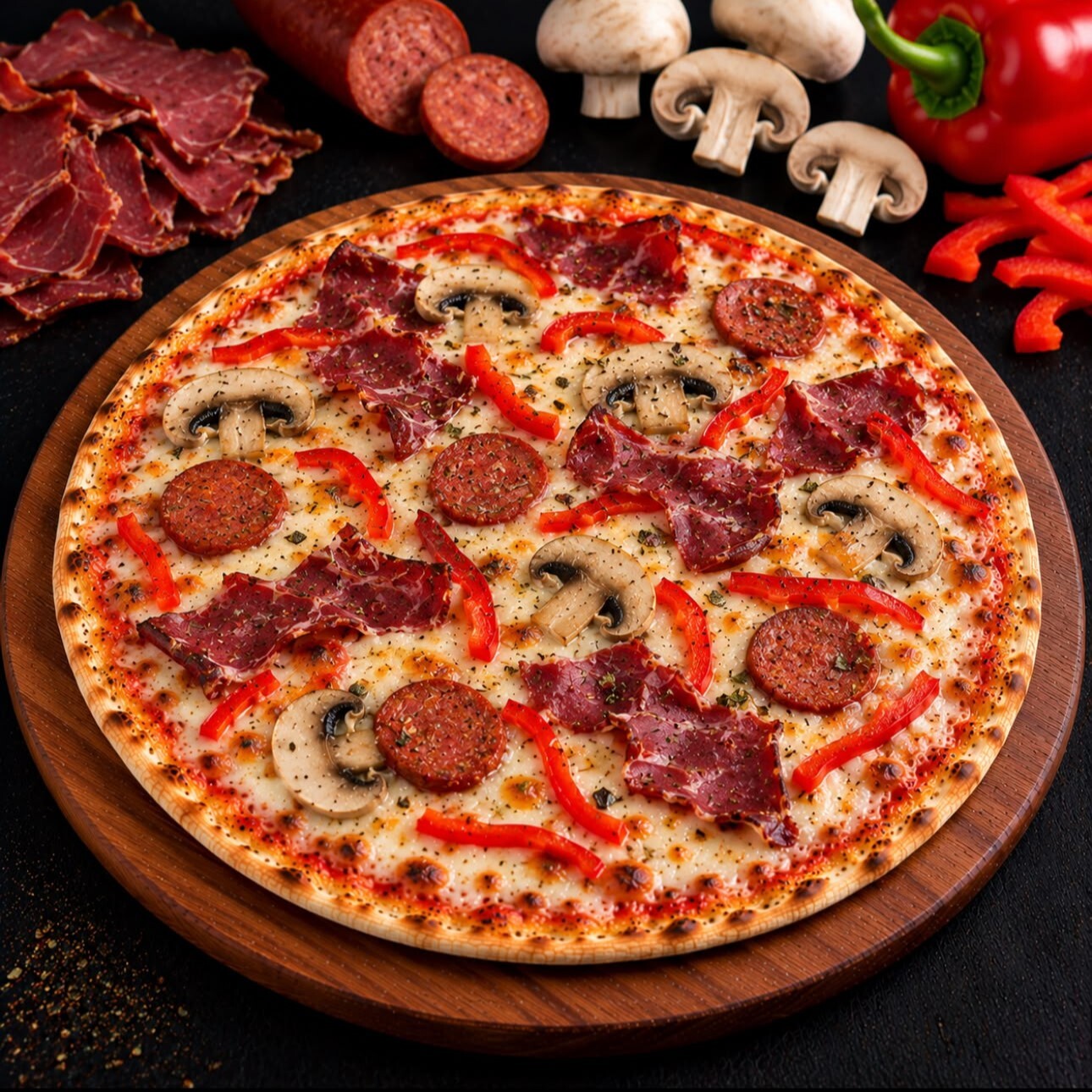 Turkish Pizza (22 cm.)