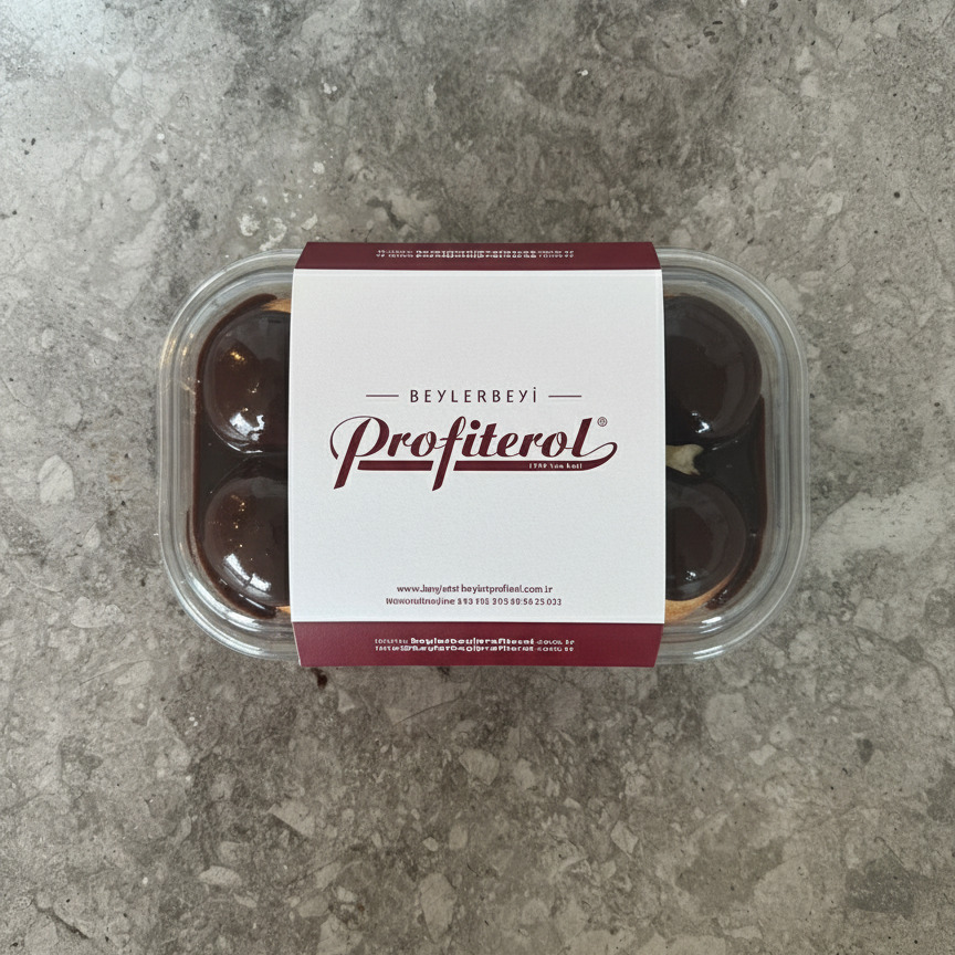 Profiterol ( 650 GR ) Bol Soslu
