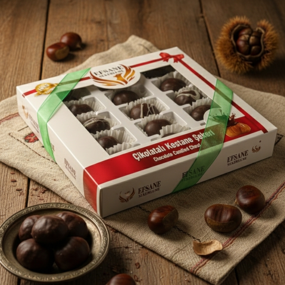 Çikolata Kaplı Kestane Şekeri (250 gr)