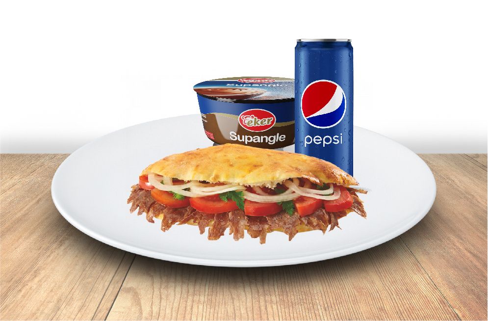 Tombik Et Döner (75 gr.) tatlı kutu pepsi