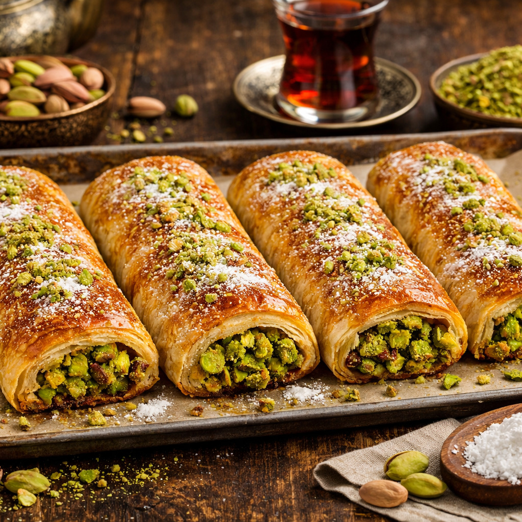 Antep Fıstıklı Kol Börek (800 gr)