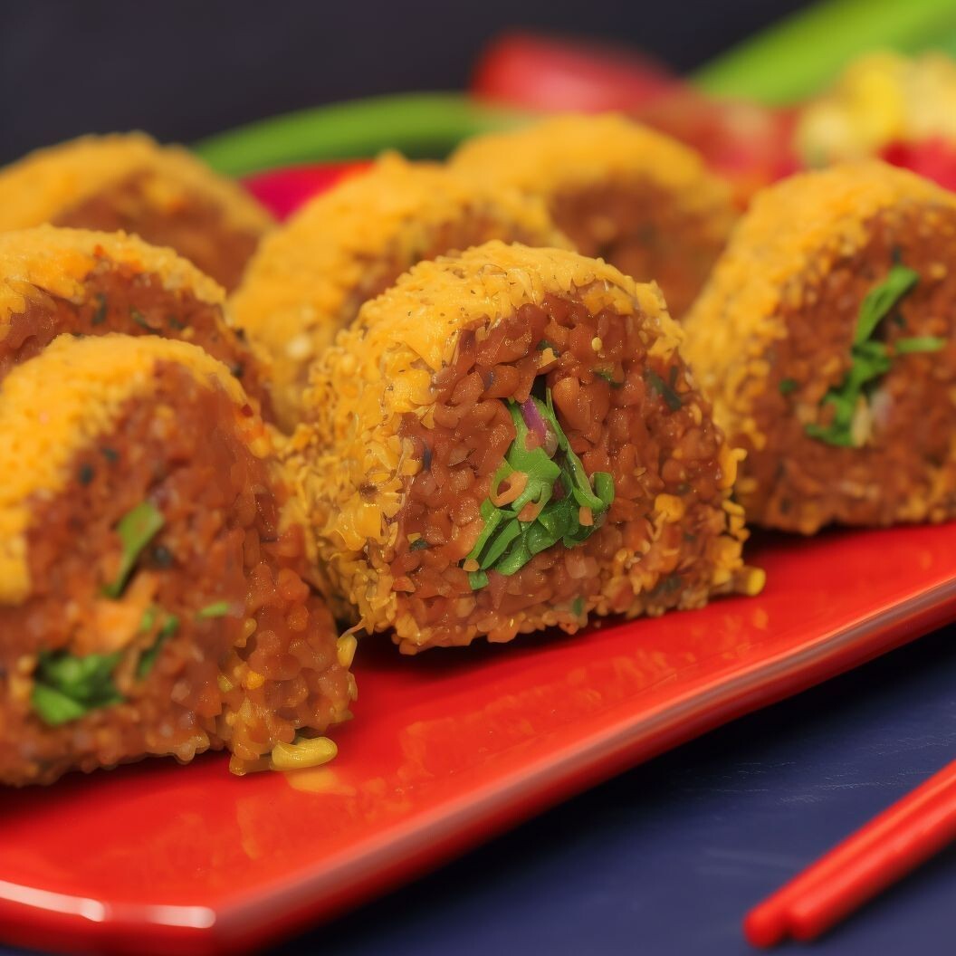 Crunchy (Doritoslu) Sushı Rolls Çiğ Köfte
