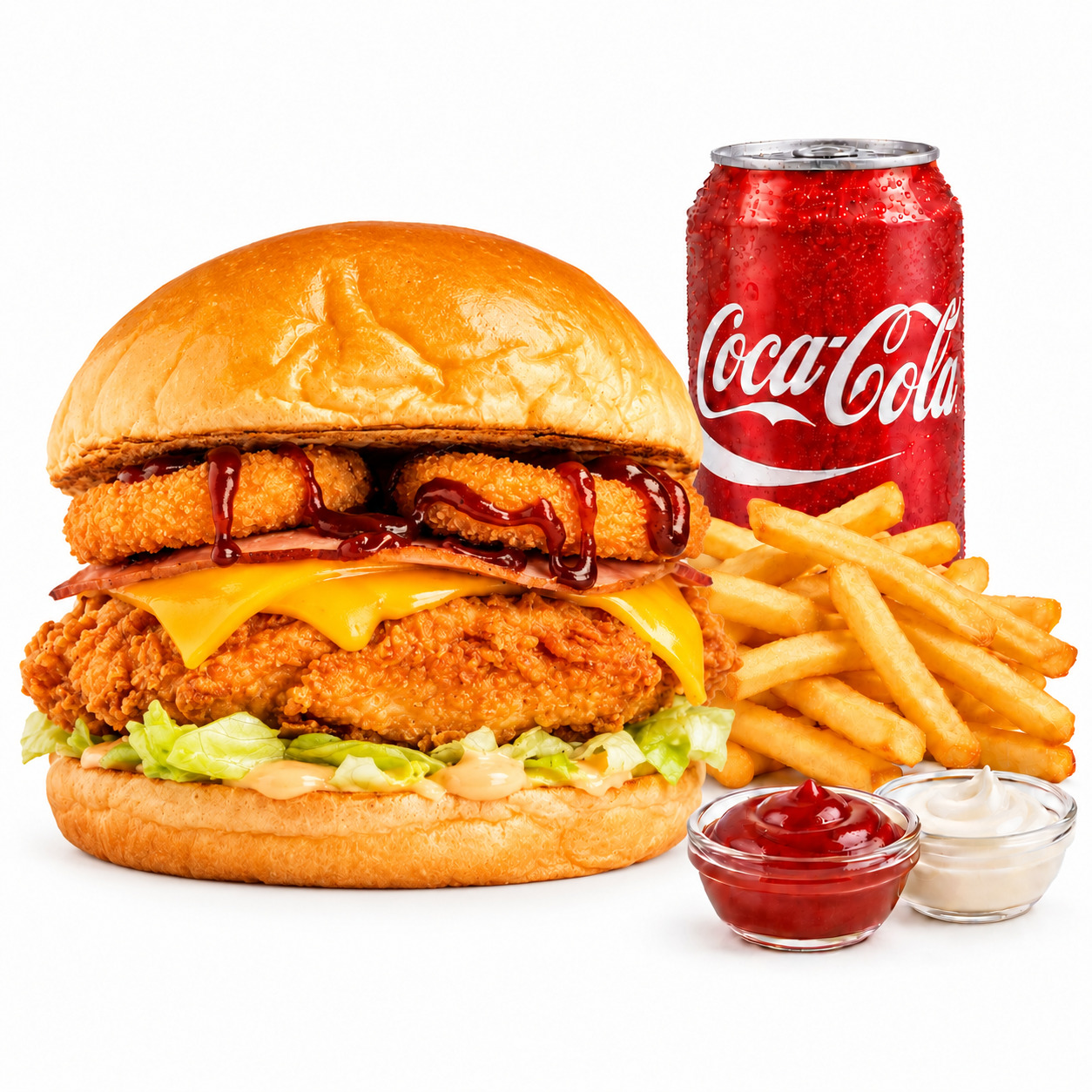 Bbq Chicken Burger Menü
