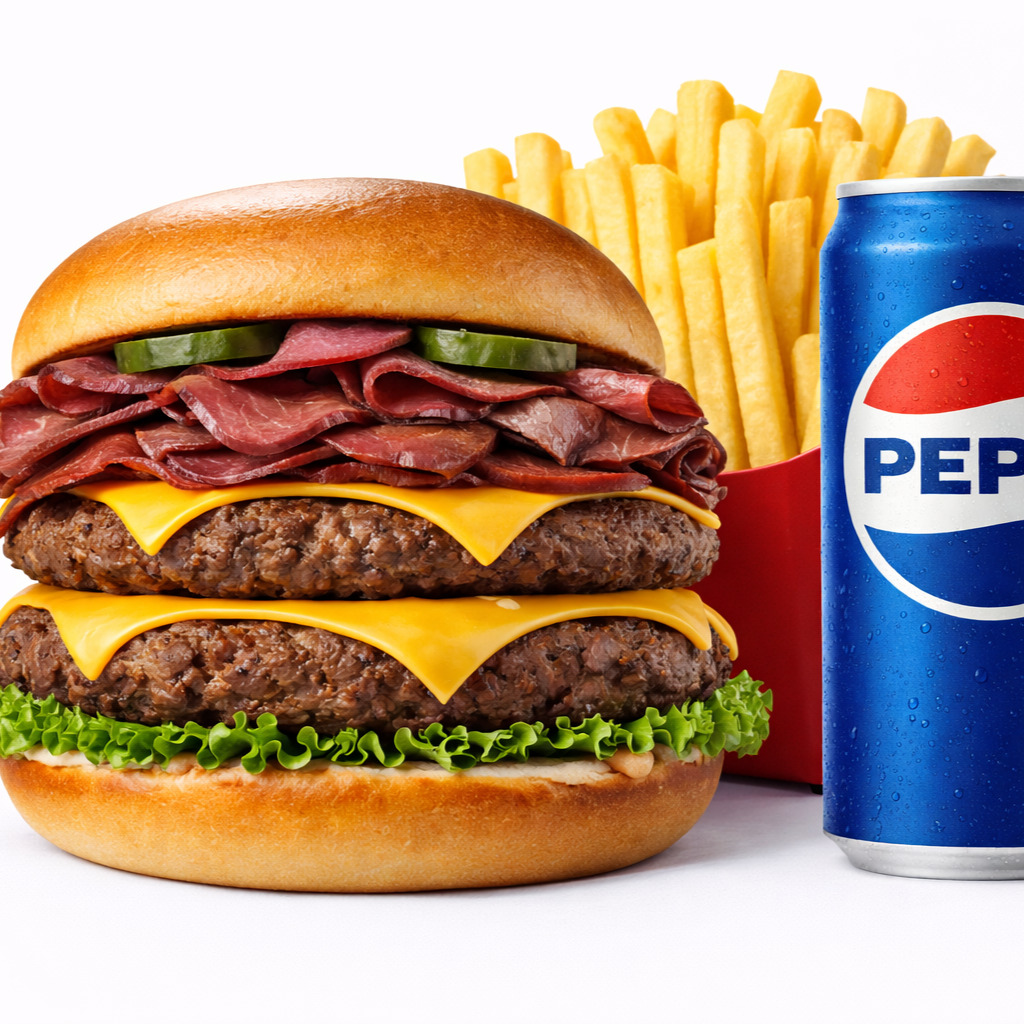 Dubleks Mr Kasap Burger Menü