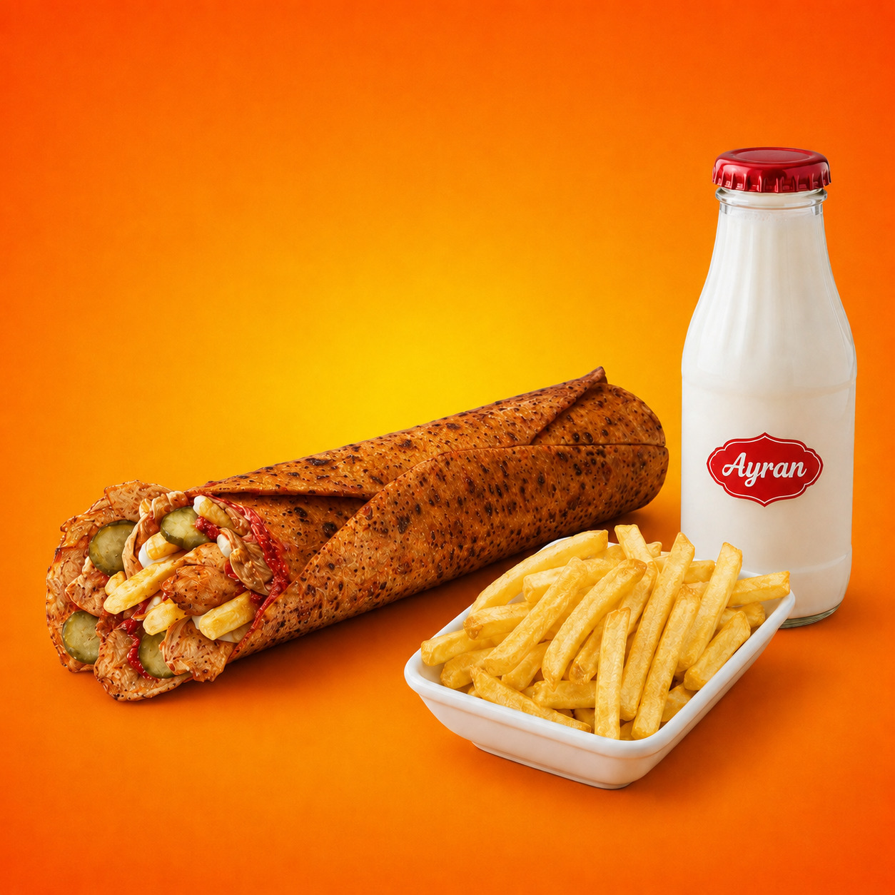Mega Tavuk Dürüm Menü