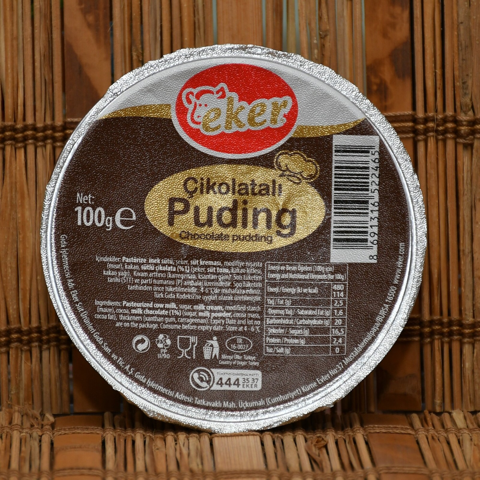 Eker Çikolatalı Puding (100 gr.)