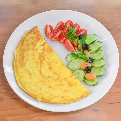 Kaşarlı Mantarlı Omlet