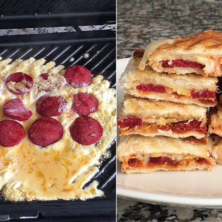 Yumurtalı Sucuklu Tost