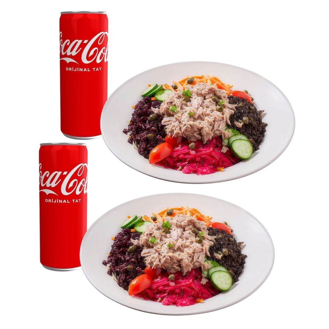 2'li Tuna Fish / Ton Balıklı Salata & 2 Adet İçecek