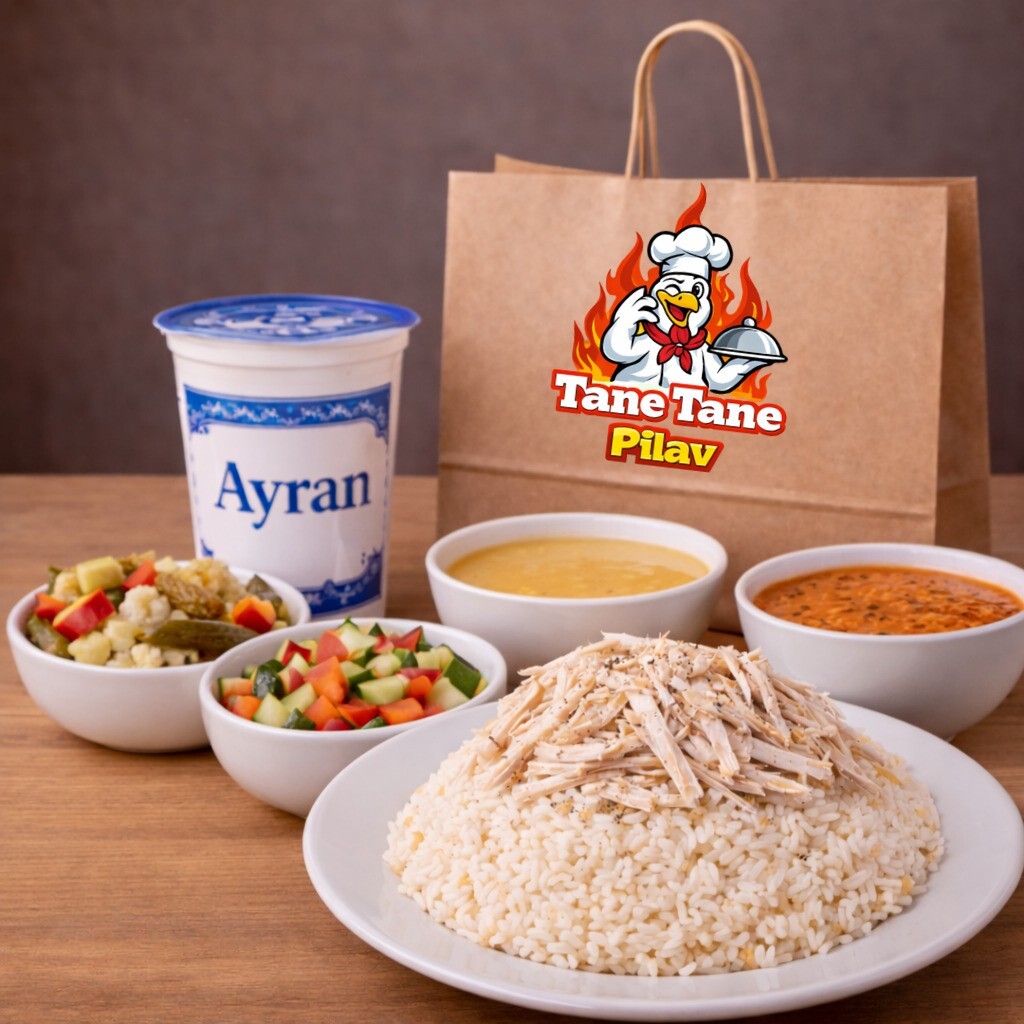 Tavuklu Pilav Menü (370 Gr) + Ayran Hediye 🎁