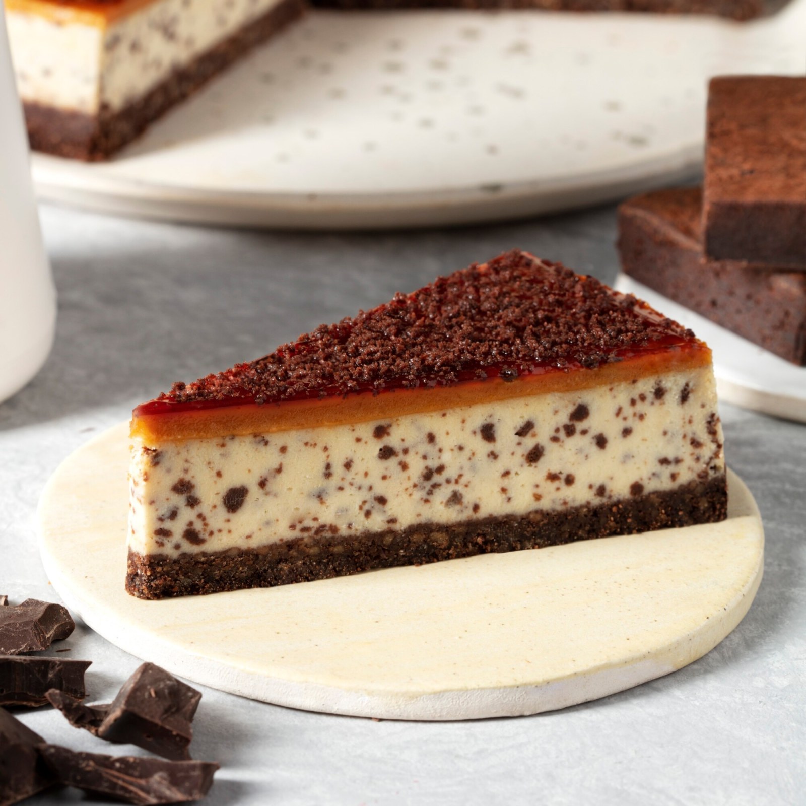 Brownie Caramel Cheesecake