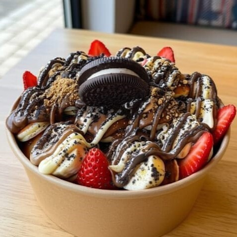 Oreo Pancake Bowl Waffle Medium