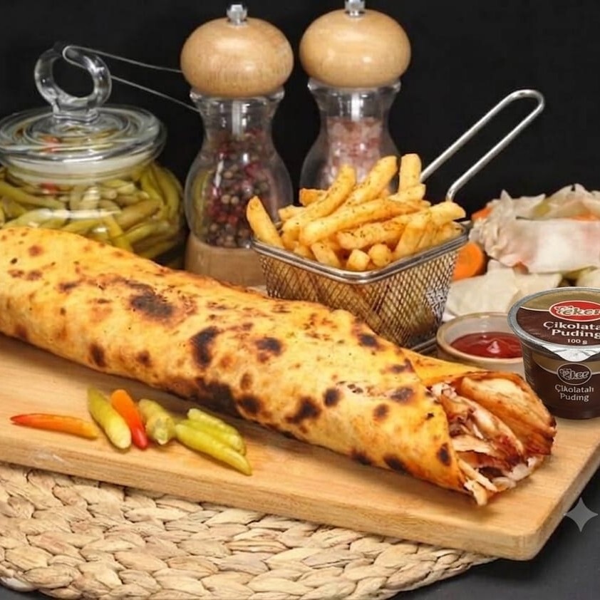 Xlarge Şavurma Baharatlı Tavuk Döner Dürüm 150 Gram Menü