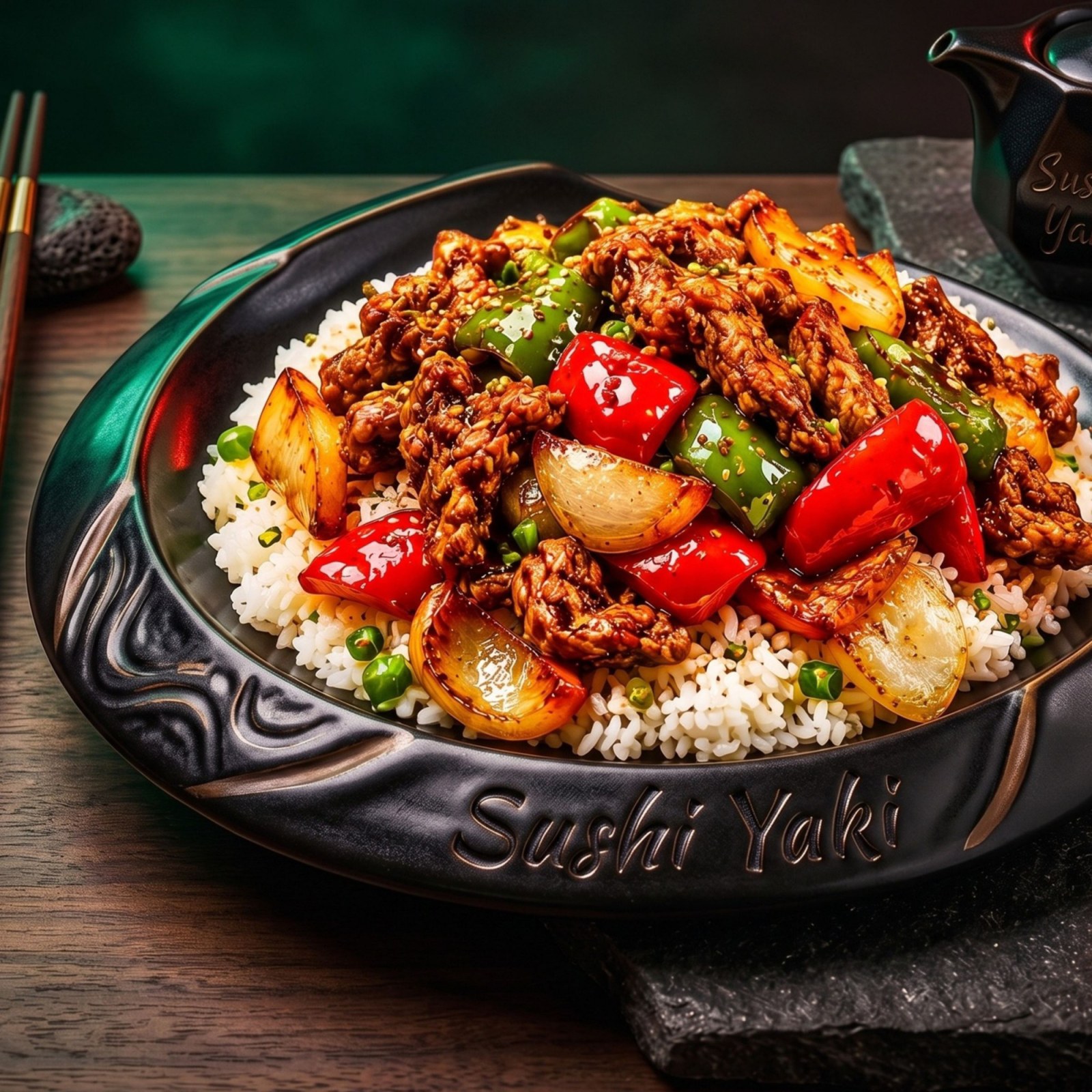 129- Sushi Yaki Pilav Üstü Lezzet