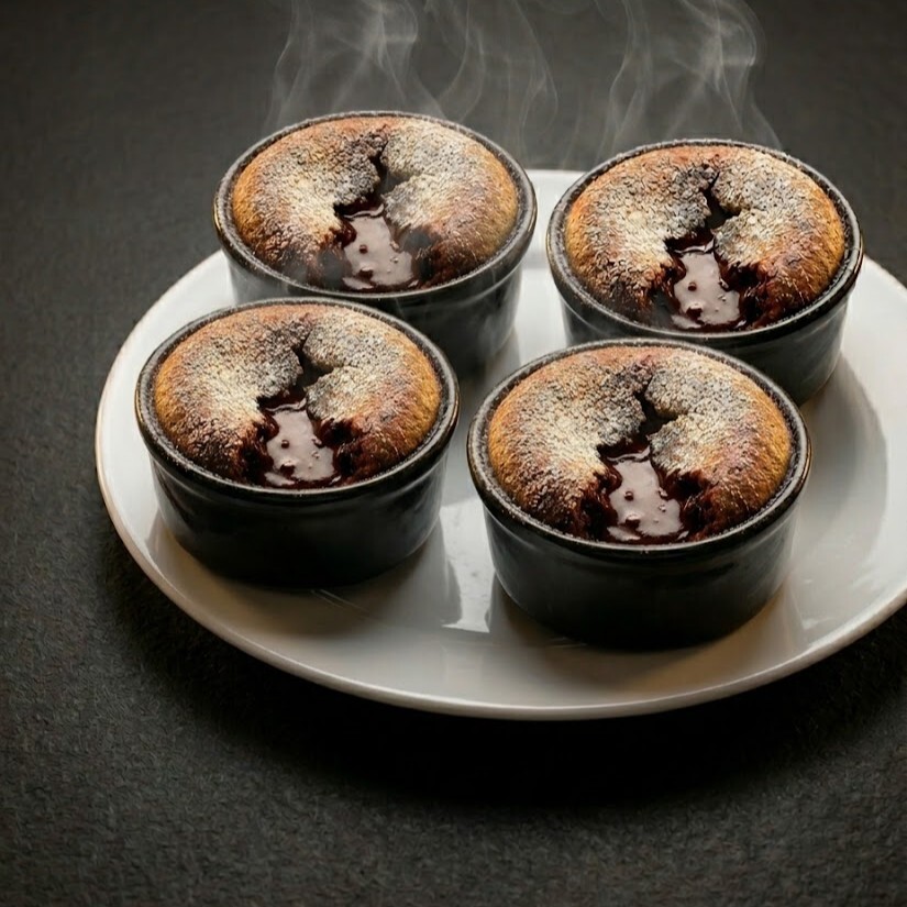 4 Lü Çikolatalı Sufle