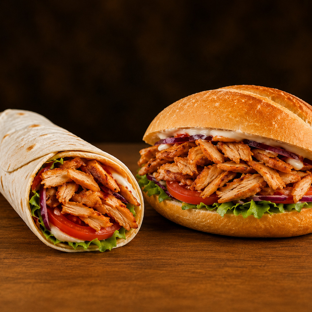 ESKİ USUL SOSSUZ TAVUK DÖNER DÜRÜM