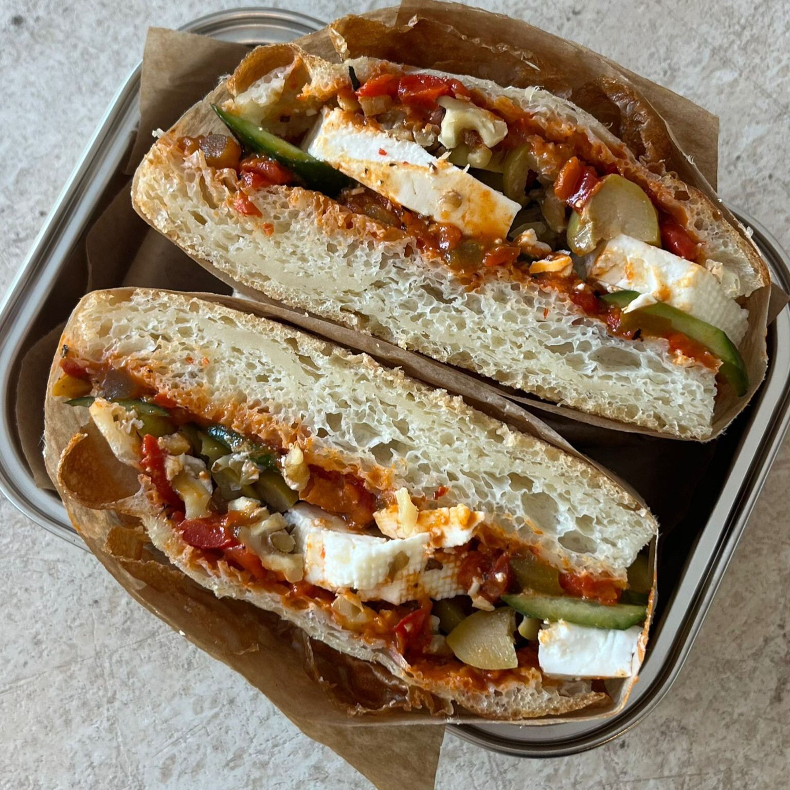 Focaccia Balkan Sandviç