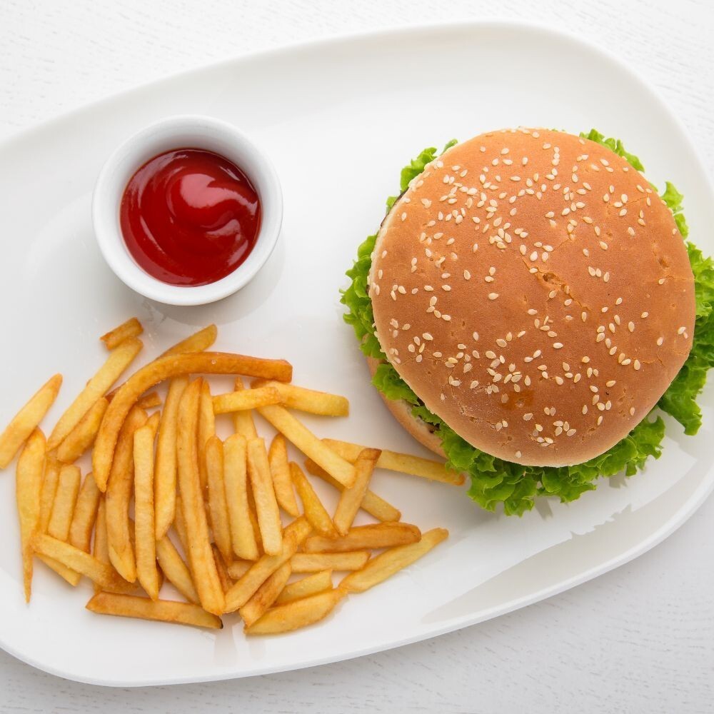 Hot Basic Cajun Burger