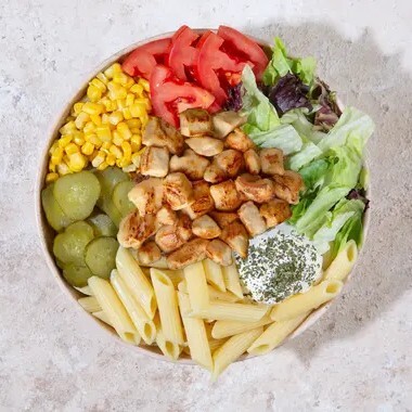 Tavuk Lokum Makarna Bowl