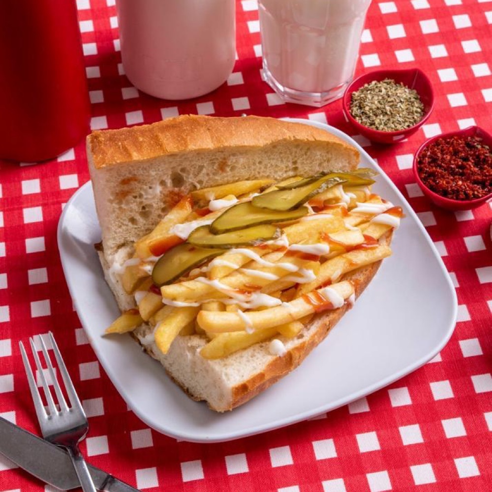 Yarım Ekmek Tek Sosisli Patso