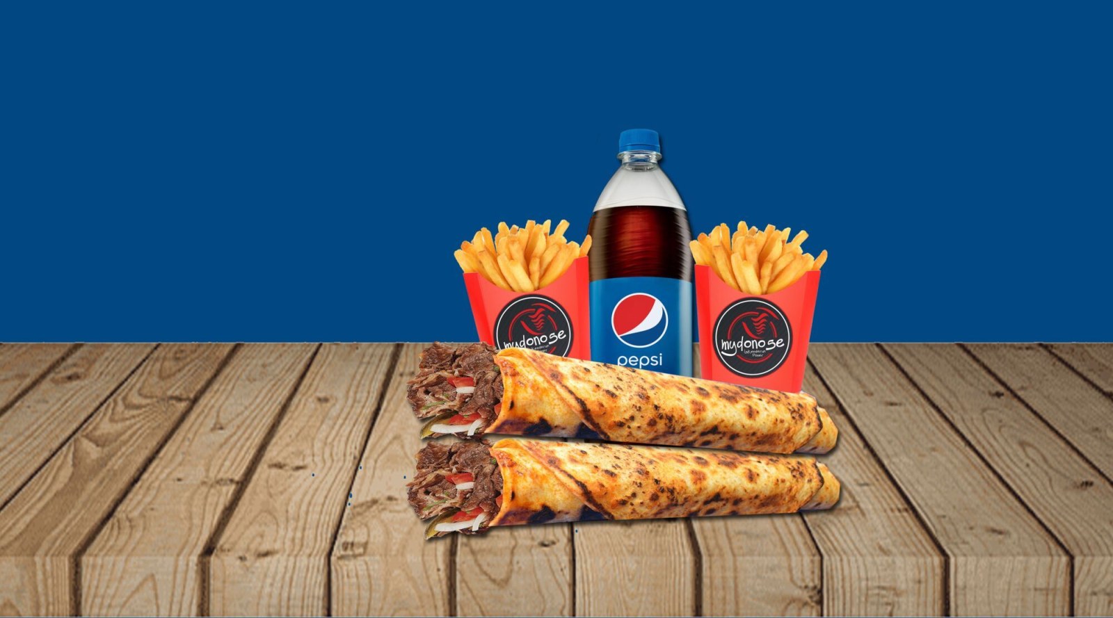 2'li Zurna Et Döner Dürüm Menü