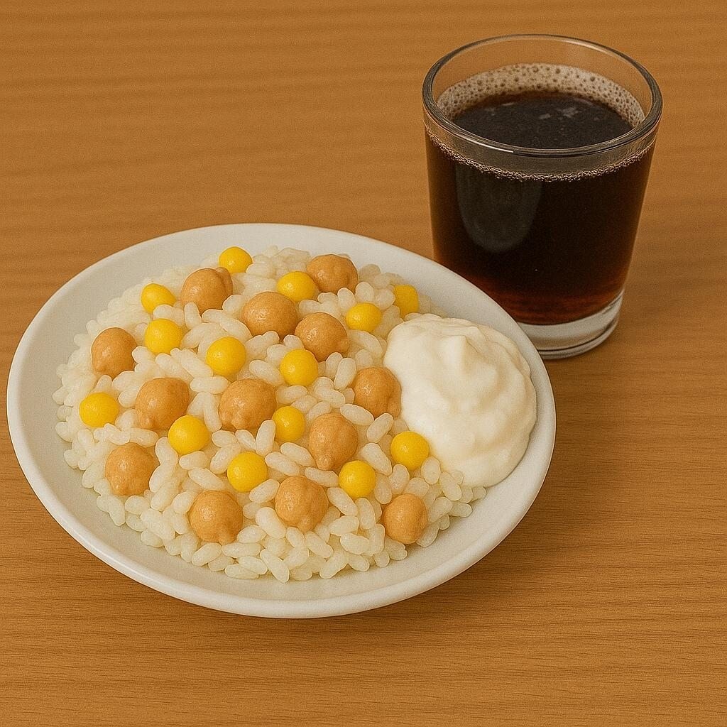 Nohut-Mısır-Yoğurtlu Pilav