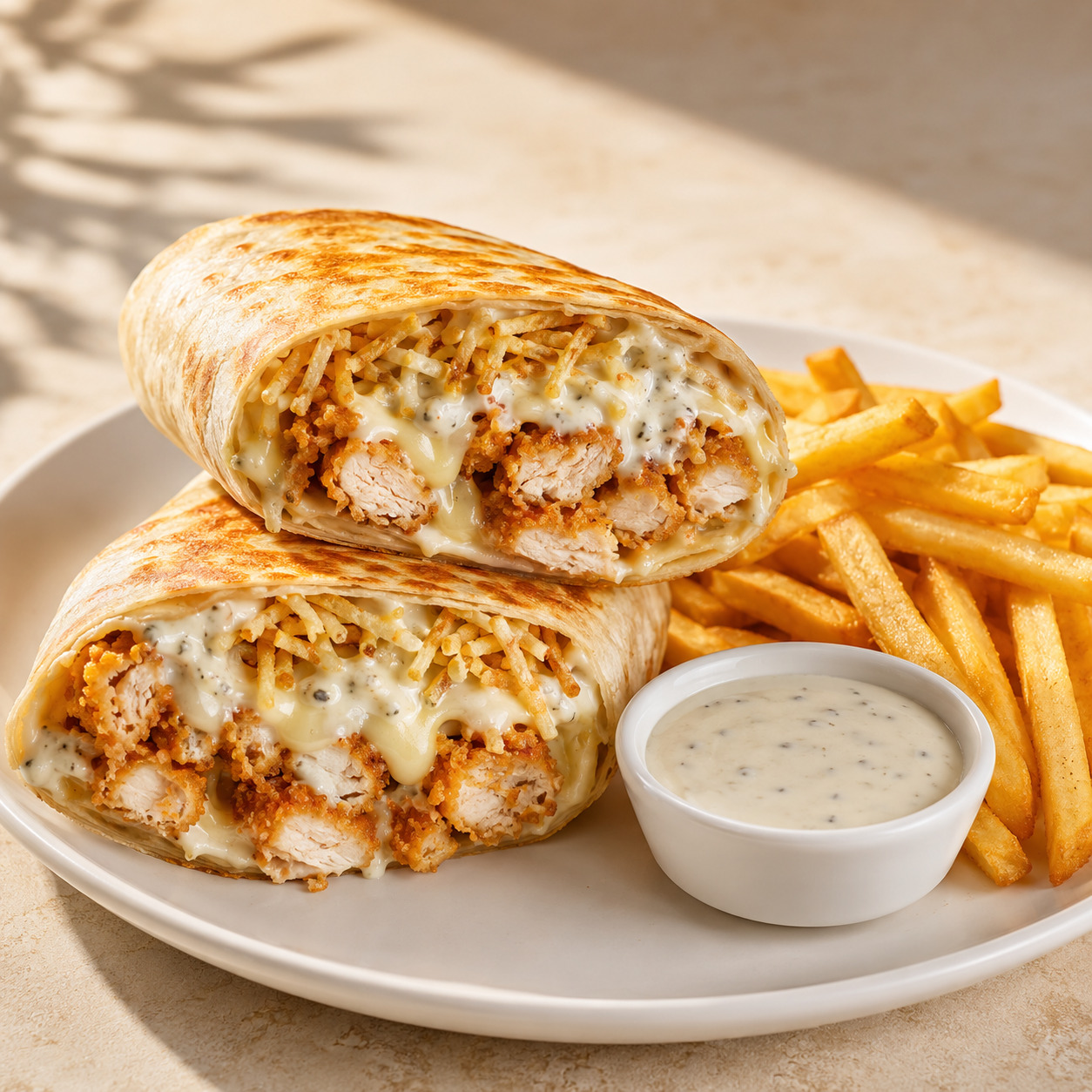 Dört Peynirli Wrap