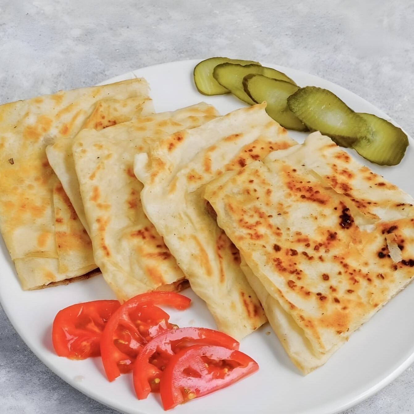 Patatesli Kaşarlı gözleme menü