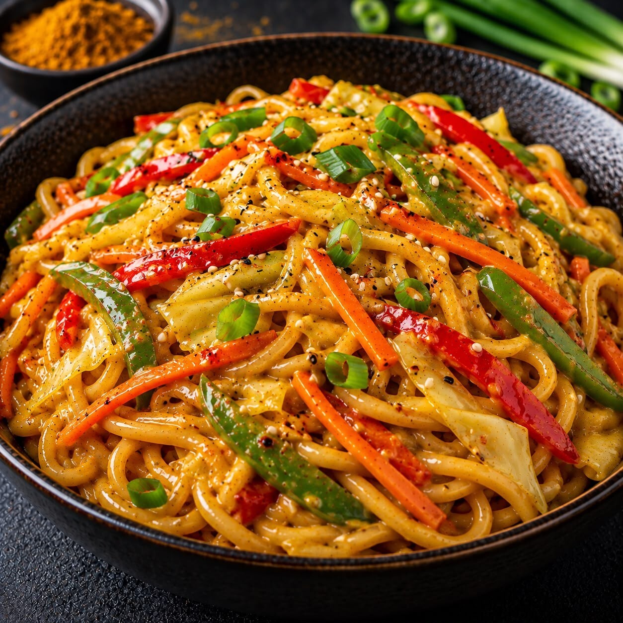 Körili Sebzeli Noodle