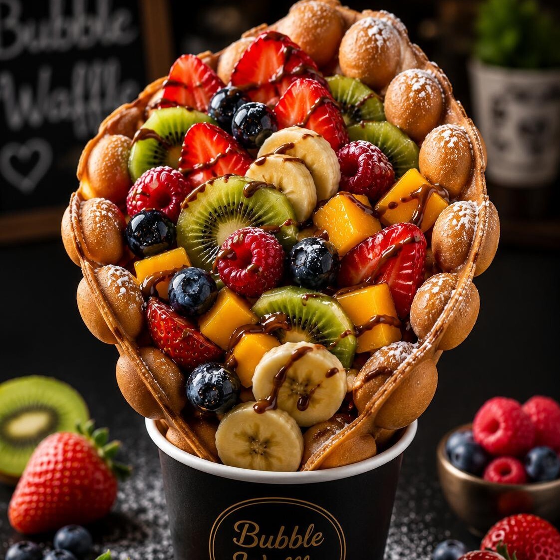 Lotus Bubble Waffle