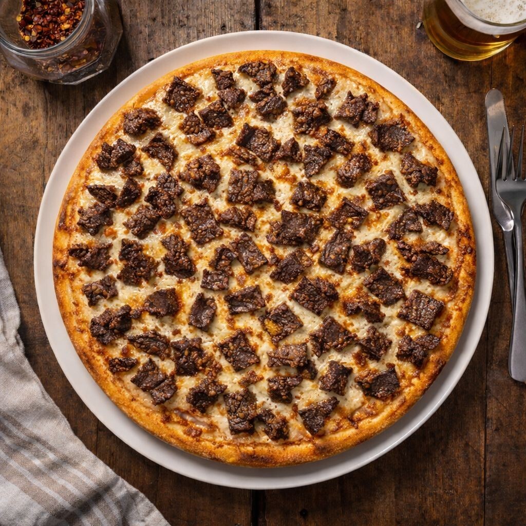 Kavurmalım Pizza (Orta)