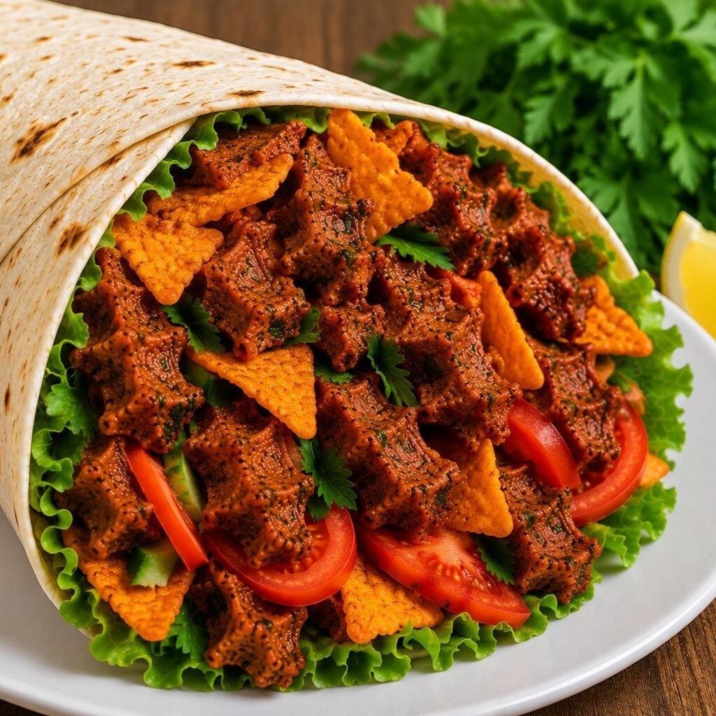 Doritoslu Çiğ Köfte Dürüm