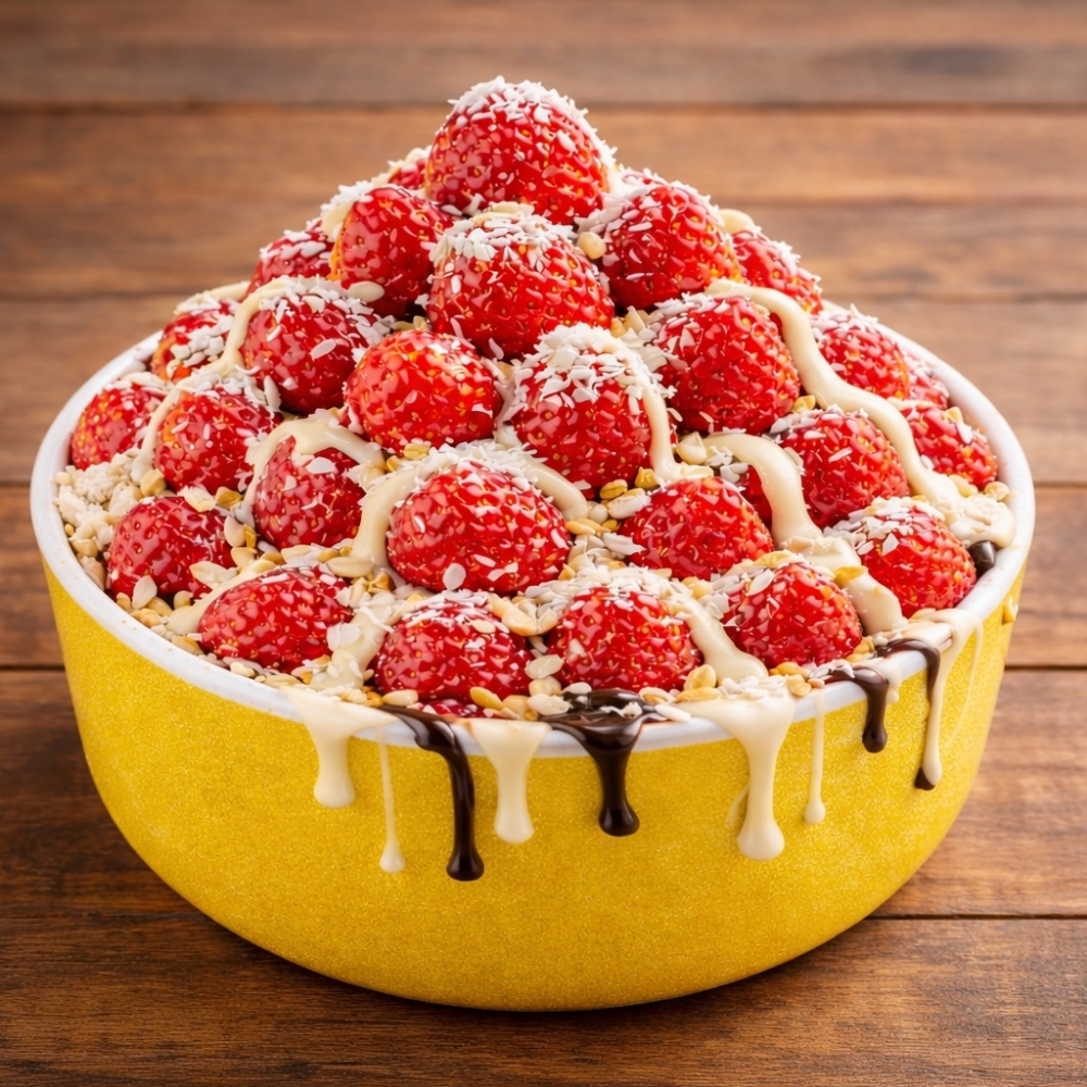 Strawberry Bubble Waffle